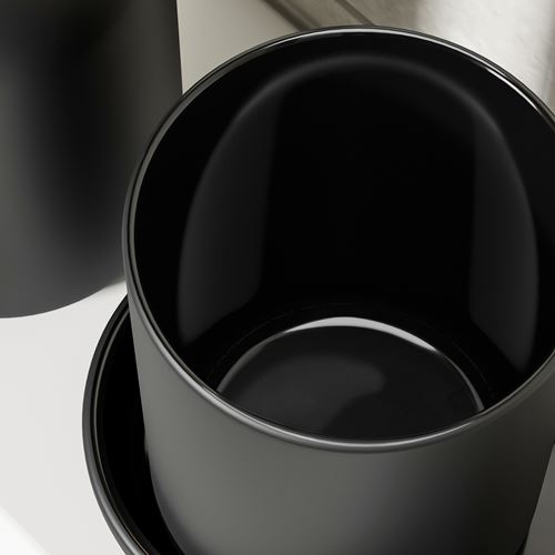 IKEA - GANSJÖN, bathroom set, black