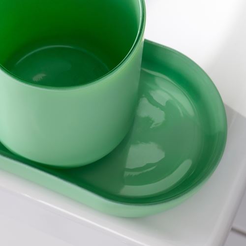 IKEA - GANSJÖN, banyo seti, açık yeşil