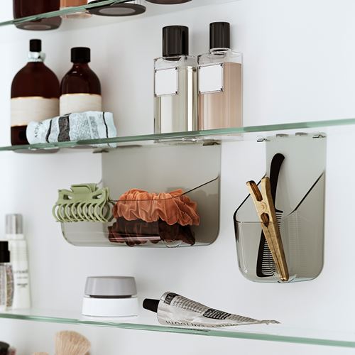 IKEA - VISSLAAN, hanging organiser, grey