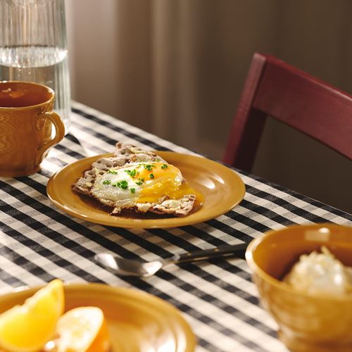 IKEA - SANDSKADDA, side plate, yellow, 20 cm