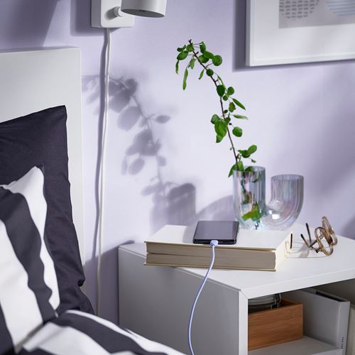 IKEA - SITTBRUNN, USB-C - USB kablo, lila, 1.0 m