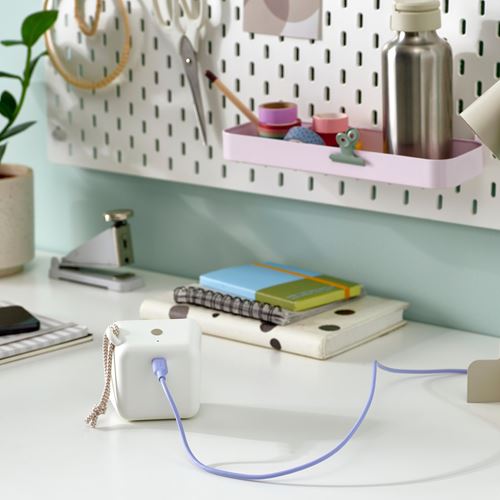 IKEA - VAPPEBY, taşınabilir bluetooth hoparlör, beyaz