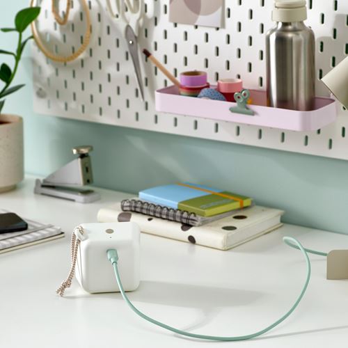 IKEA - SITTBRUNN, USB-C - USB-C kablo, açık yeşil, 1.0 m