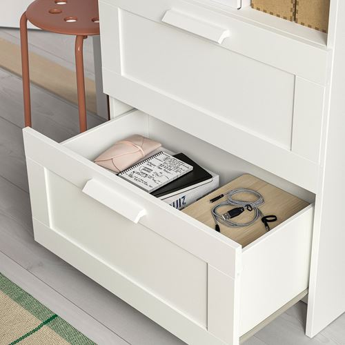 IKEA - BRIMNES, tv storage unit, white, 240x41x190 cm