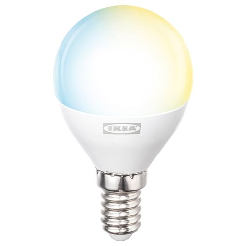 IKEA - KAJPLATS, LED ampul E14, Işık rengi: Ayarlanabilir, 806 lm