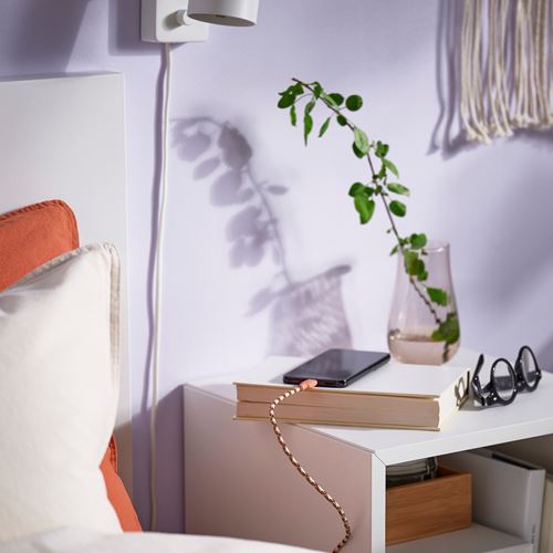 IKEA - LILLHULT, Lightning - USB-C Kablo, pembe-bej, 1.5 m
