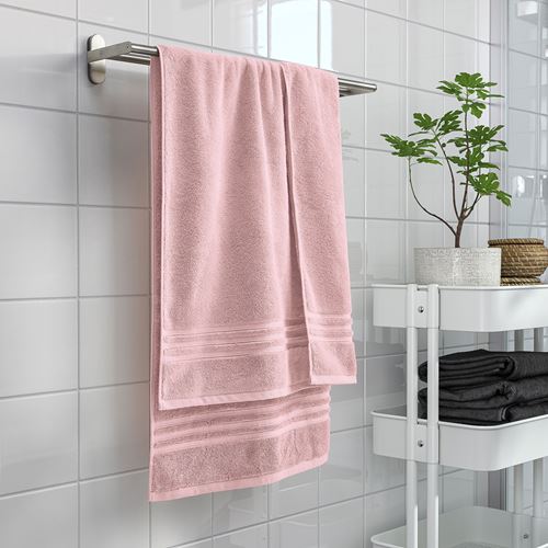 IKEA - BROKGLIM, banyo havlusu, pembe, 70x140 cm