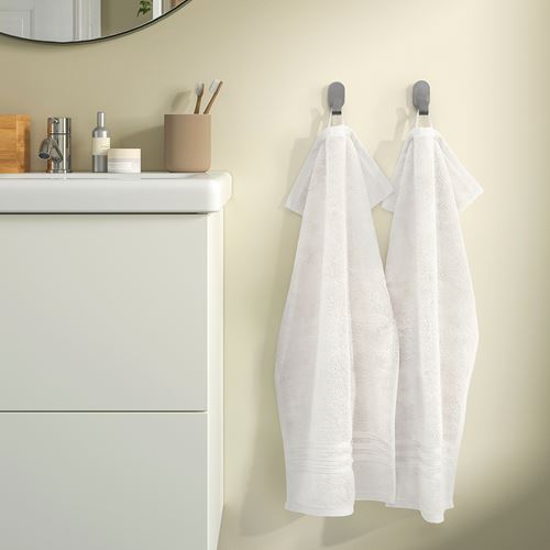 IKEA - BROKGLIM, face towel, white, 40x70 cm