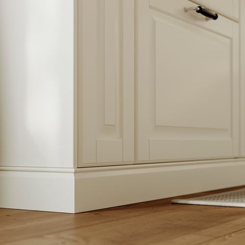 IKEA - FÖRBATTRA, plinth, off white, 221x8 cm