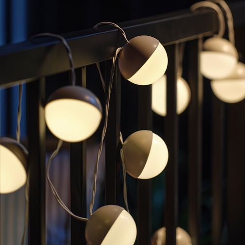 IKEA - SOLVINDEN, lighting chain, beige-white