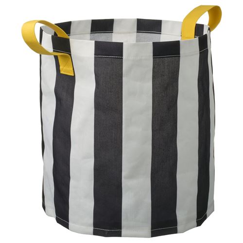 IKEA - NICKY, stor bag, black-white, 38x40 cm