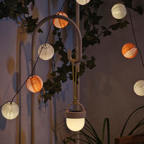 IKEA - SOLVINDEN, aydınlatma standı, bej, 120 cm