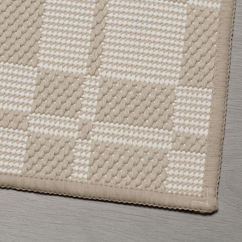 IKEA - NATTAG, runner rug, beige, 45x180 cm