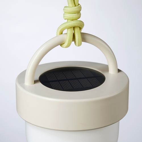 IKEA - SOLVINDEN, LED solar-powered lighting, beige, 10 cm