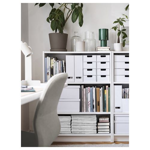 IKEA - FJADERHARV, dosyalık, beyaz