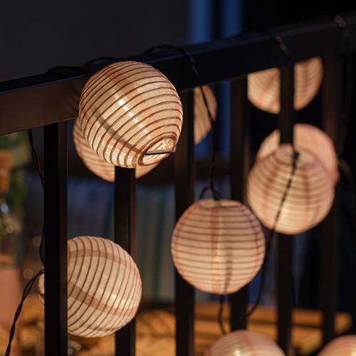 IKEA - SOLVINDEN, lighting chain, pink