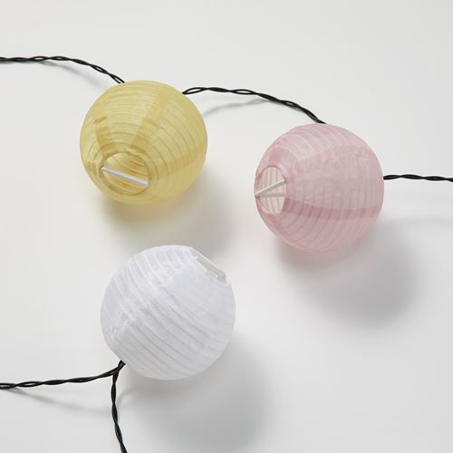 IKEA - SOLVINDEN, lighting chain, yellow-pine