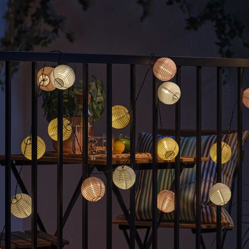 IKEA - SOLVINDEN, lighting chain, yellow-pine