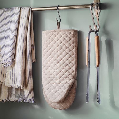 IKEA - VALVARDAD, fırın eldiveni, bej, 33 cm