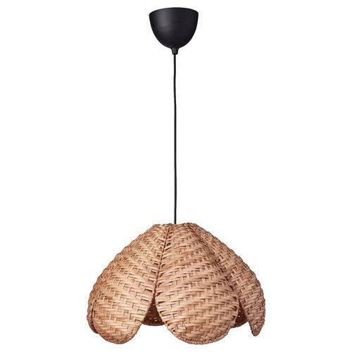 IKEA - SANDKORN/HAVSDJUP, pendant lamp, rattan-black, 45 cm
