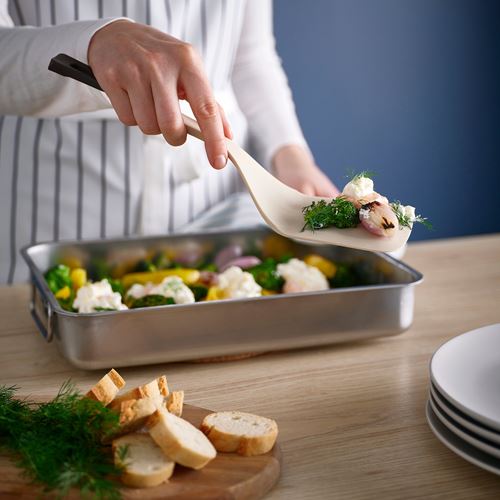 IKEA - KNORRHANE, spatula, açık bej-antrasit, 32 cm