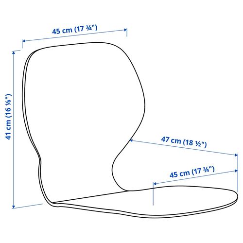 IKEA - SKALSTA, yemek sandalyesi oturma yeri, ceviz kaplama