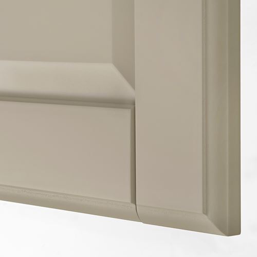 IKEA - TYSSEDAL, gardırop kapağı, gri-bej, 50x195 cm