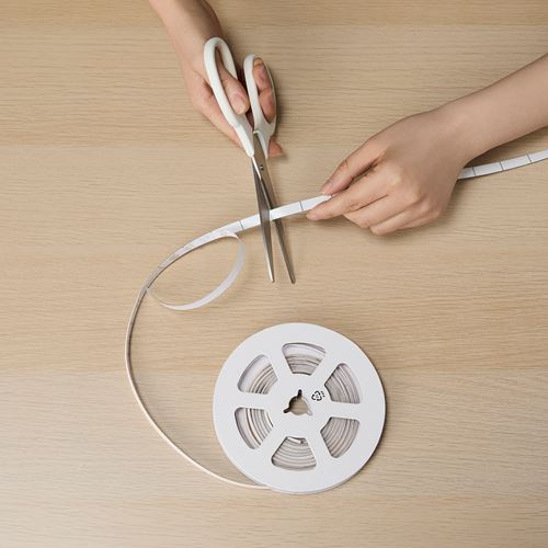 IKEA - KABBLEKA, LED'li aydınlatma şeridi, Işık rengi: Sıcak beyaz (2700 Kelvin), 3 m