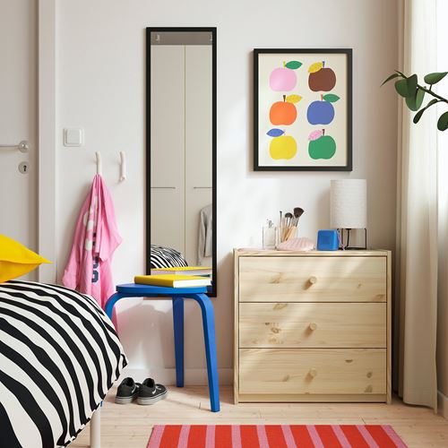 IKEA - RAST, 3 çekmeceli şifonyer, çam, 60x59 cm