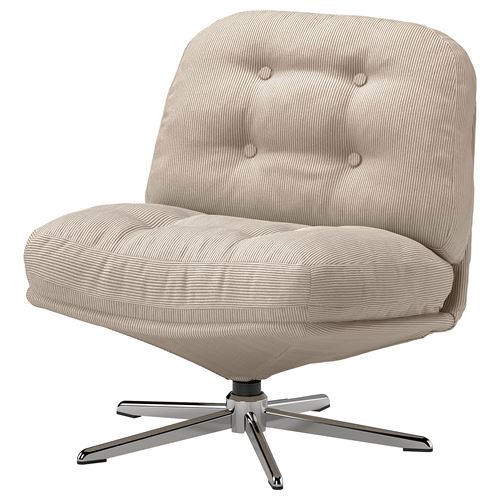 IKEA - DYVLINGE, swivel wing chair, kelinge beige