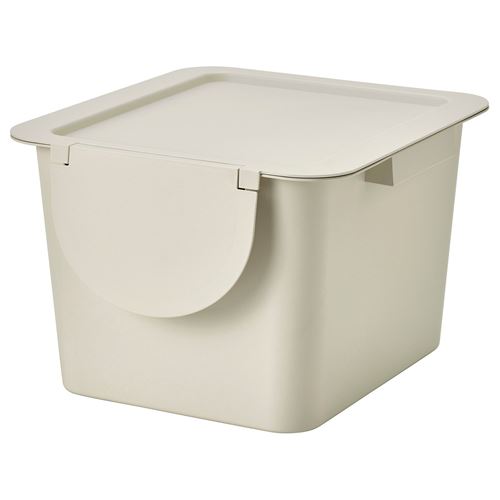 IKEA - TRÖSKNING, waste sorting bin, light beige, 12 l