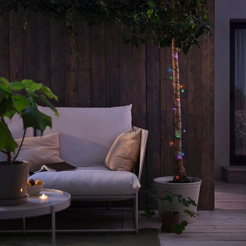 IKEA - GETKAL, lighting chain, black, 4.5 m