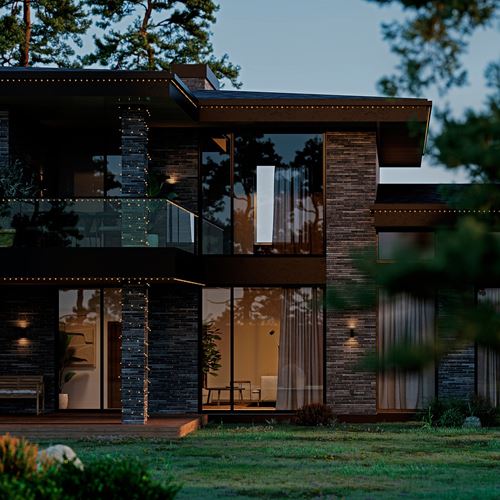 IKEA - GETKAL, lighting chain, black, 24.8 m