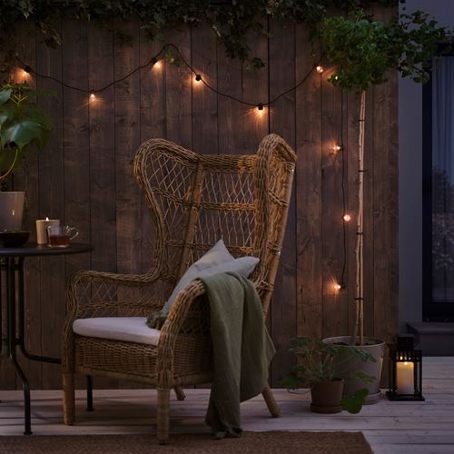 IKEA - UTSUND, lighting chain, black, 5 m