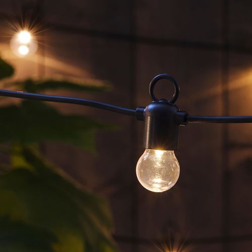 IKEA - UTSUND, lighting chain, black, 5 m