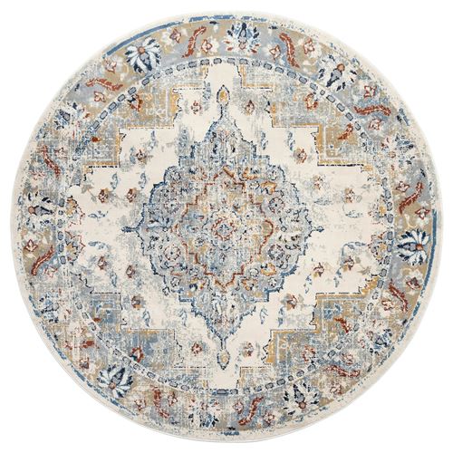 IKEA - ONSEVIG, round rug, multicolour, 195 cm