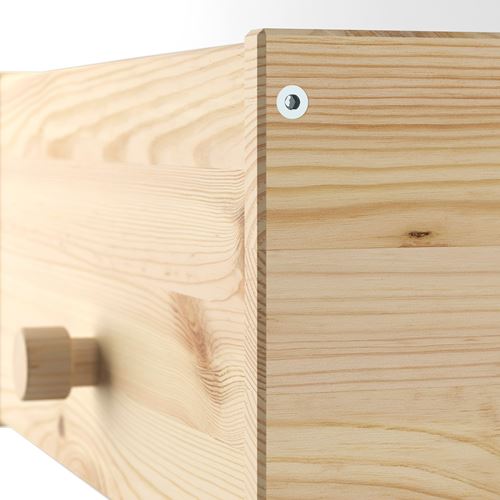 IKEA - RAGGBERG, raflı askılık, çam, 40x21x17 cm