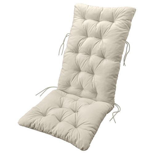 IKEA - KUDDARNA, dış mekan sandalye minderi, açık gri-bej, 116x45 cm
