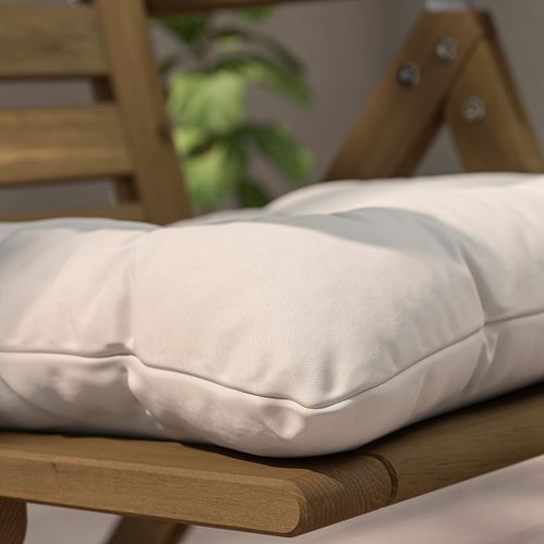 IKEA - KUDDARNA, dış mekan sandalye minderi, açık gri-bej, 44x44 cm