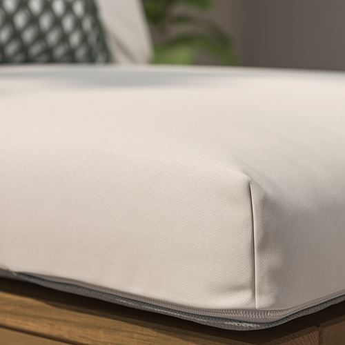 IKEA - KUDDARNA, outdoor seat cushion, light grey/beige, 62x62 cm