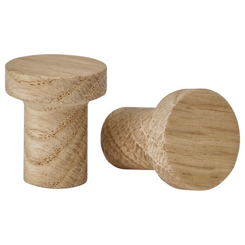 IKEA - HAMPHULT, knob, oak, 22 mm