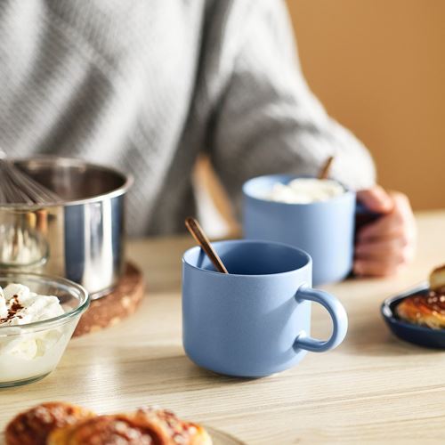 IKEA - TOBISFISK, mug, blue-lilac, 50 cl