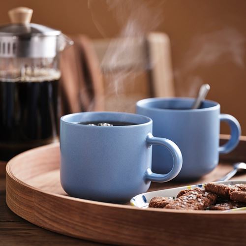 IKEA - TOBISFISK, mug, blue-lilac, 50 cl