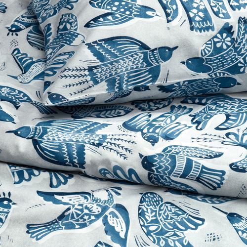 IKEA - BITTERSÖTA, single duvet cover sets, light grey-blue, 150x200/50x60 cm