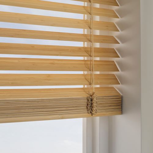 IKEA - VECKLARFLY, venetian blind, bamboo, 140x155 cm