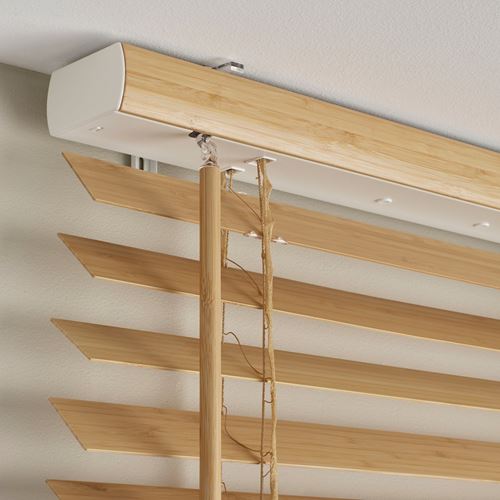 IKEA - VECKLARFLY, venetian blind, bamboo, 140x155 cm