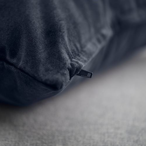 IKEA - SANELA, kırlent kılıfı, koyu mavi, 50x50 cm