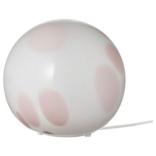 IKEA - FADO, abajur, pembe, 25 cm