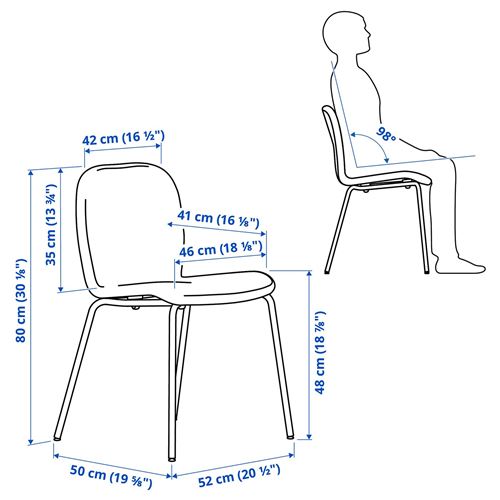 IKEA - SKALSTA, sandalye, Knaback bej-açık gri/bej