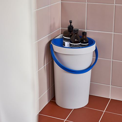 IKEA - BERGVATTNET, kova, gri-mavi, 8 lt